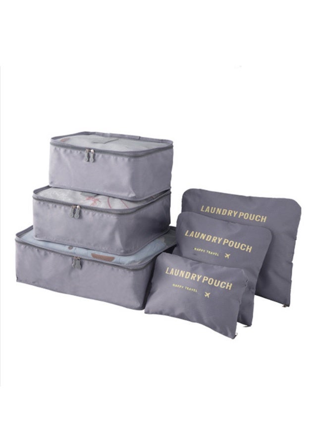 6-Piece Outdoor Traveling Household Clothing Storage Bag Set - Image 1